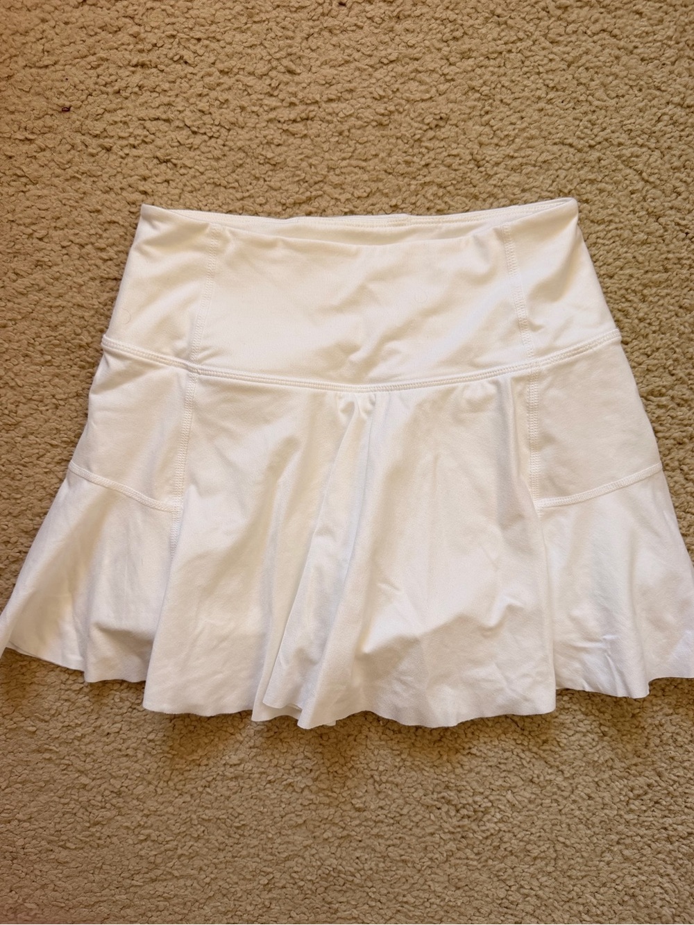 Free people Women's White Athletic Flared Skirt